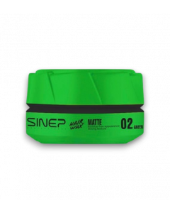 La cera SINEP MATTE offre una tenuta affidabile per tutto il giorno, senza appesantire i capelli.