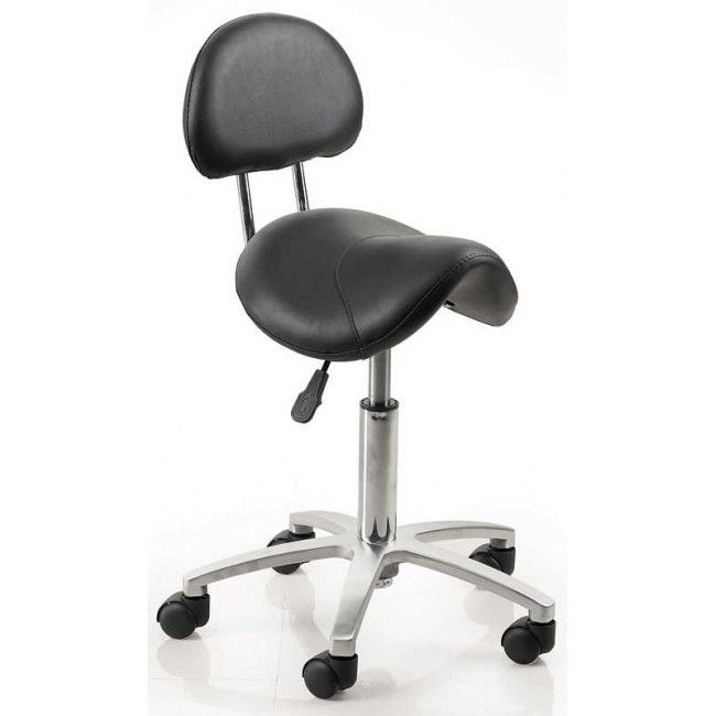 sgabello parrucchiere a sella di cavallo Altodesigner