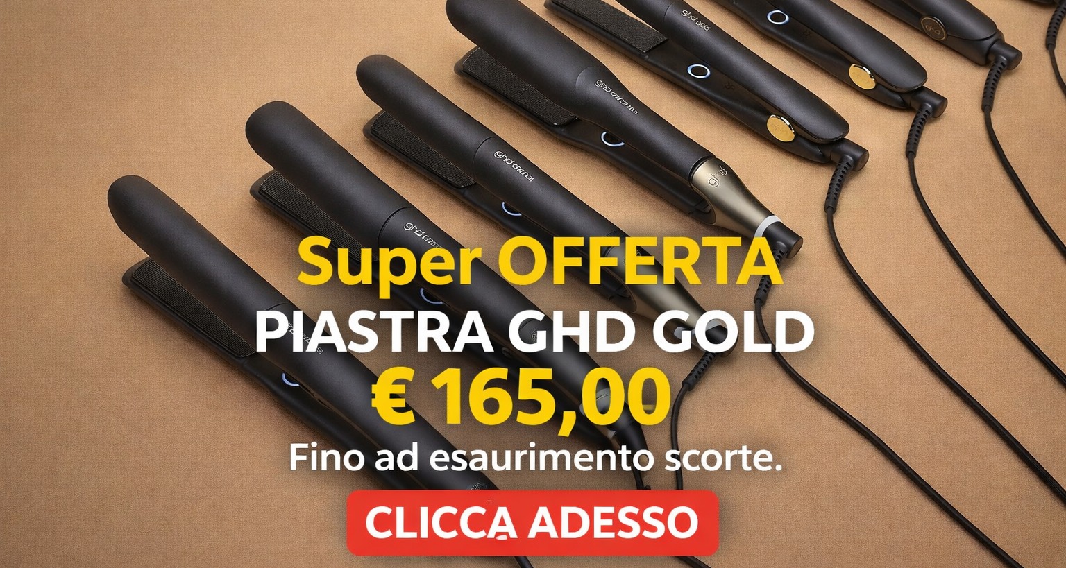 Piastra GHD Gold - Styling professionale
